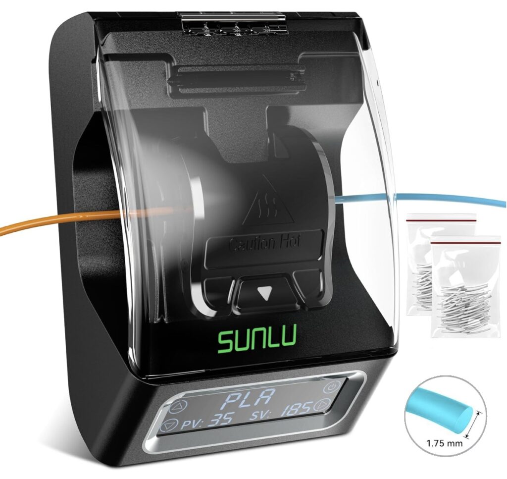 SUNLU Conector de filamentos PLA/ABS/PETG/TPU/PA de 1.75mm para impressoras 3D com Tecnologia FDM