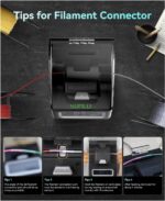 SUNLU Conector de filamentos PLA/ABS/PETG/TPU/PA de 1.75mm para impressoras 3D com Tecnologia FDM - Imagem 4