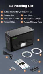 Caixa Secadora de Filamentos Sunlu S4 com Aquecimento Rápido e com Controle Inteligente de Umidade - Imagem 3