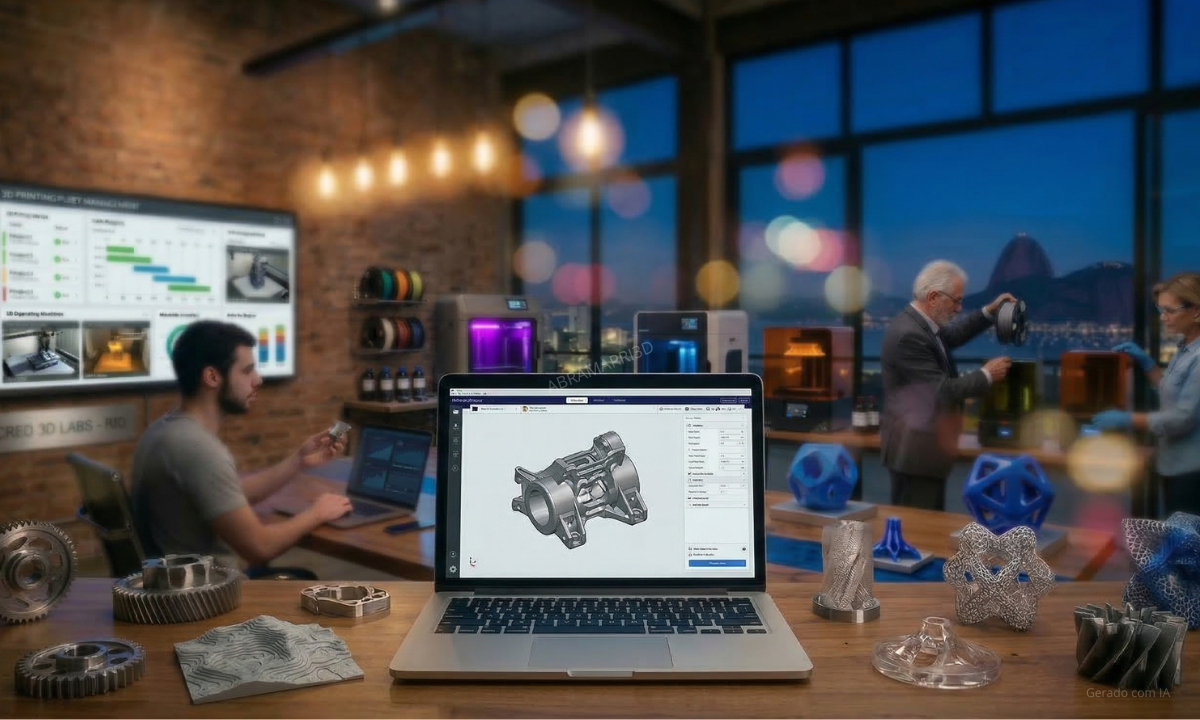 Seção de site sobre direcionamento estratégico do negócio com descrição de serviço e botão “Vamos conversar”